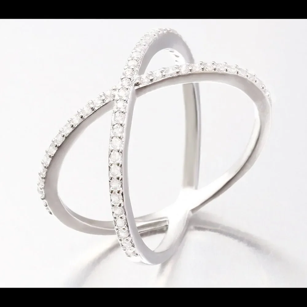 Sterling Silver Cubic Zirconia High Quality Ring
